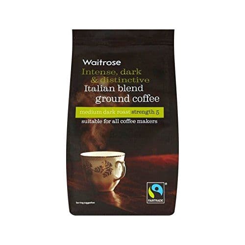 Rich Italian Blend Ground Coffee Waitrose 227g - Pack of 2