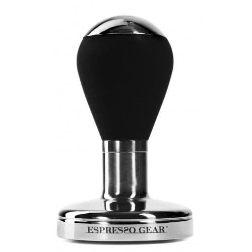 Tamper stainless steel with black plastic handle
