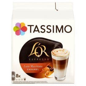 Tassimo LOr Espresso Latte Macchiato Caramel Coffee Discs