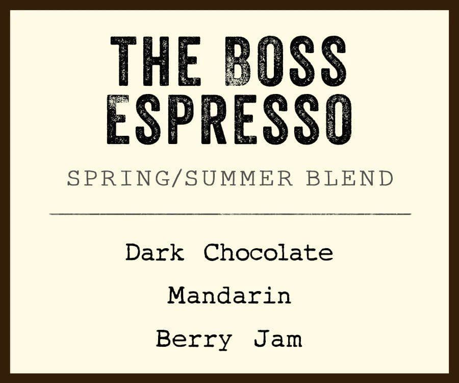 THE BOSS® ESPRESSO