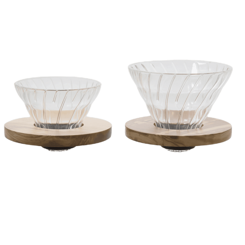 V60 IN GLASS AND WOOD 1-2 cups