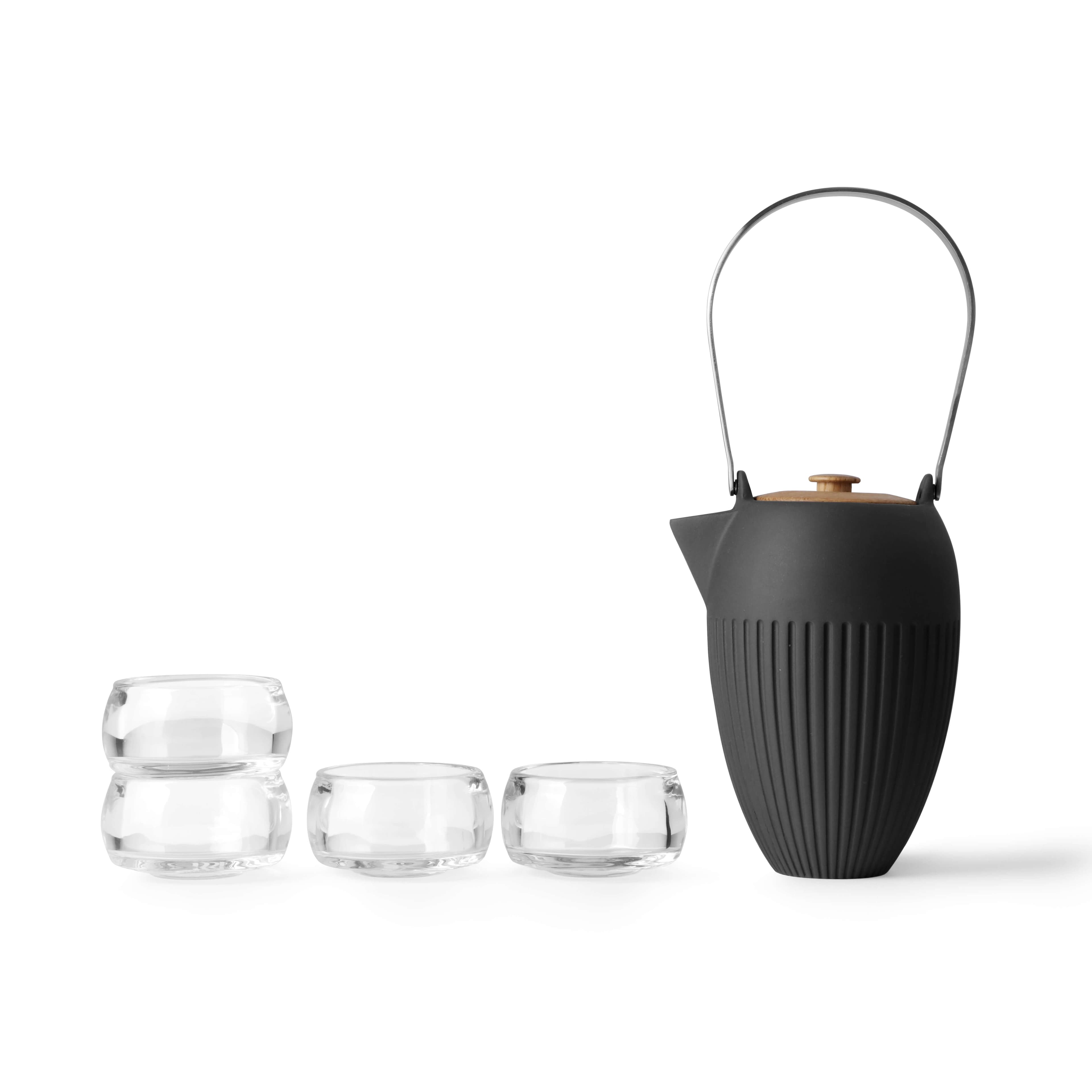 VIVA - Ambience tea set - Charcoal