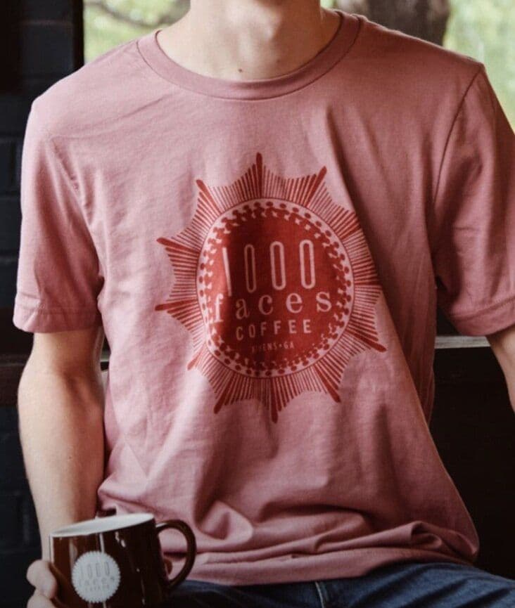 1000 Faces Logo T-shirt 4