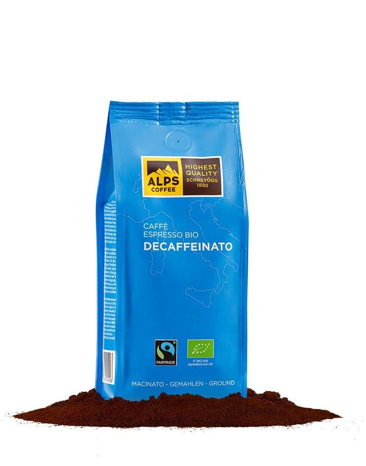 CAFFÈ ESPRESSO DECAFFEINATO BIO GROUND 250G
