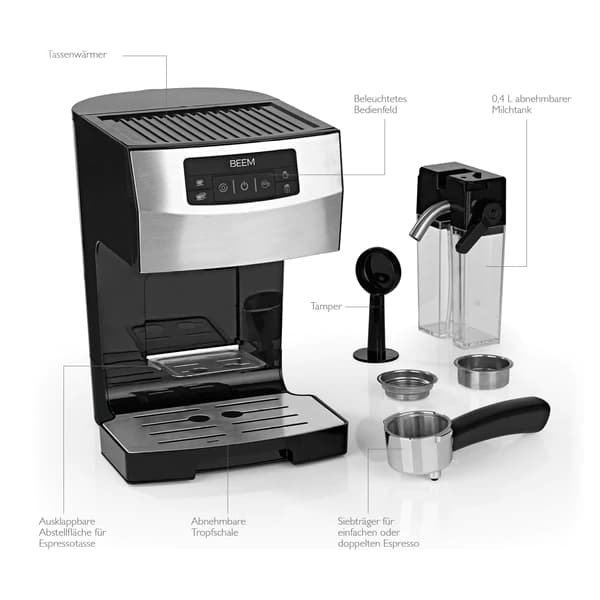 ESPRESSO-CLASSICO II espresso portafilter machine - 20 bar 7