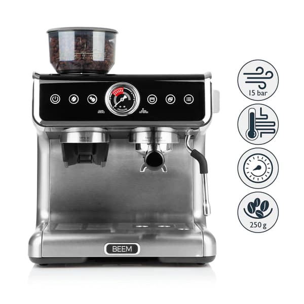 ESPRESSO-GRIND-PROFESSION espresso portafilter machine with grinder - 15 bar 2