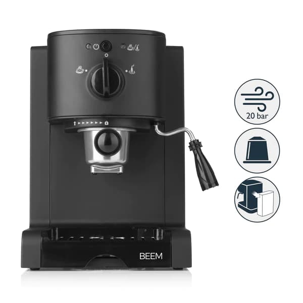 ESPRESSO PERFECT espresso portafilter machine - 20 bar matt black 2