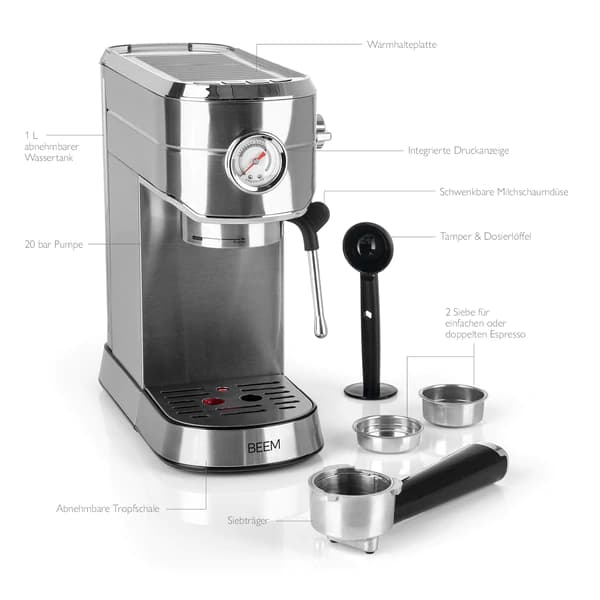 ESPRESSO-ULTIMATE espresso portafilter machine - 20 bar 3