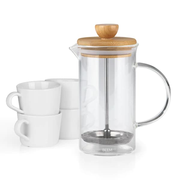 FRENCH PRESS bamboo coffee maker - 350 ml