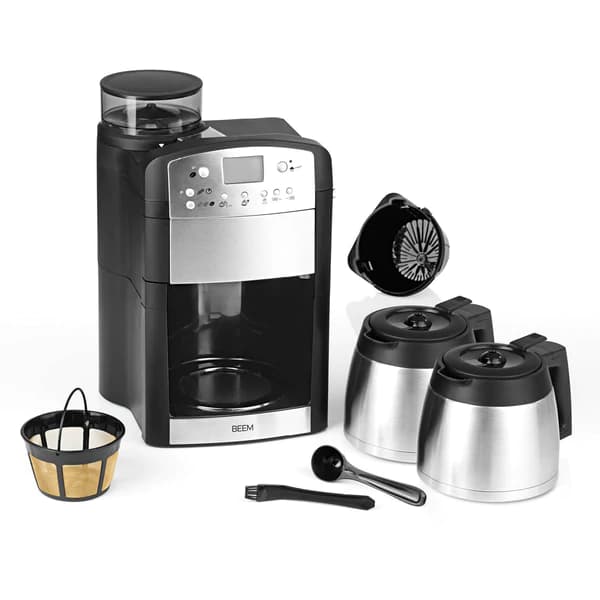 FRESH-AROMA-PERFECT filter coffee machine with grinder - 2x thermo 4