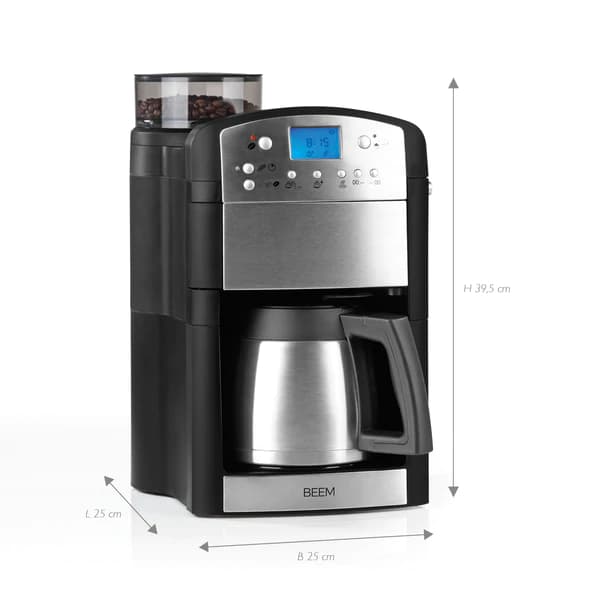 FRESH-AROMA-PERFECT filter coffee machine with grinder - duo 3
