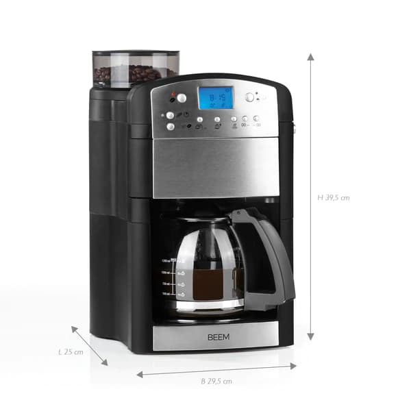 FRESH-AROMA-PERFECT filter coffee machine with grinder - glass 3