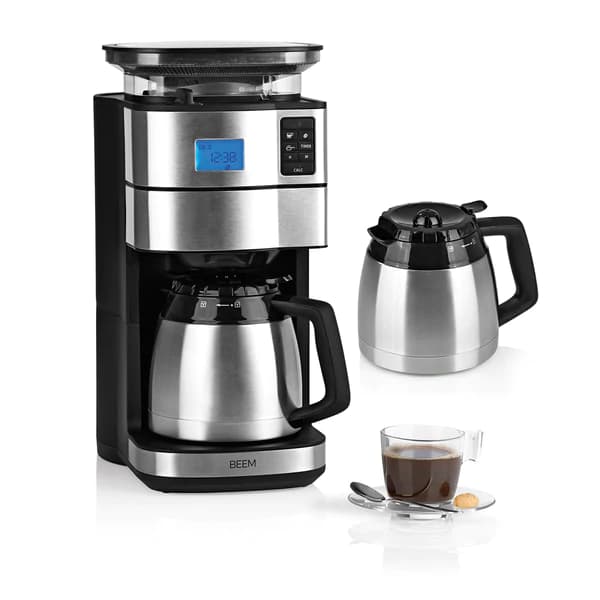 FRESH-AROMA-PERFECT II filter coffee machine with grinder - 2x thermo 2
