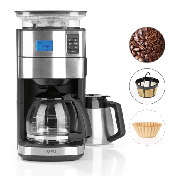 FRESH-AROMA-PERFECT II filter coffee machine with grinder - duo 2