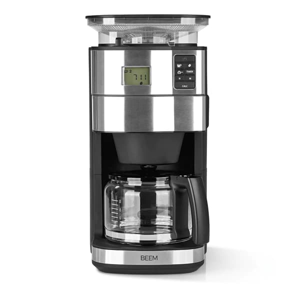 FRESH-AROMA-PERFECT II filter coffee machine with grinder - glass