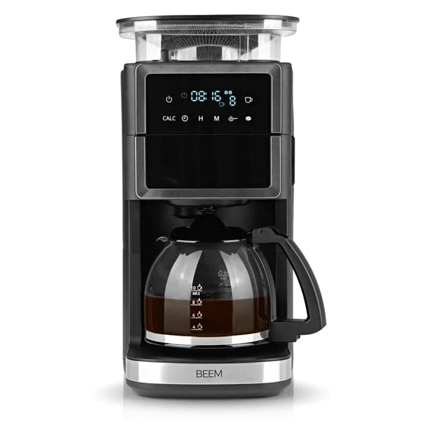FRESH-AROMA-PERFECT III filter coffee machine with grinder - glass