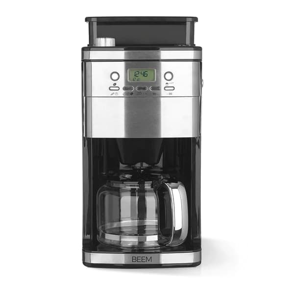 FRESH-AROMA-PERFECT SUPERIOR filter coffee machine with grinder - glass