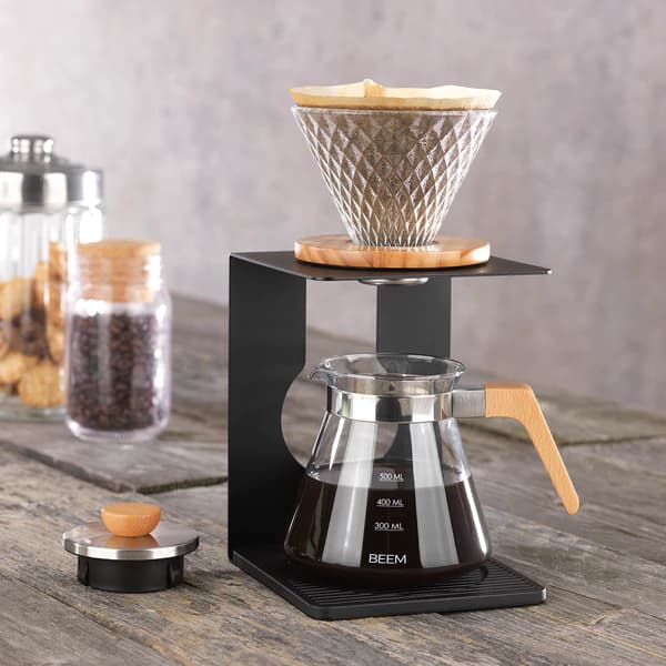 POUR OVER coffee maker set - 4 cups / wood 3