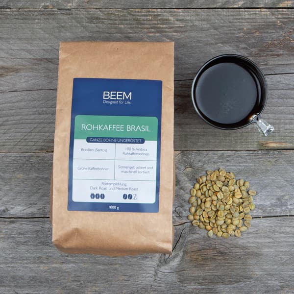 RAW COFFEE BRASIL Whole bean unroasted - 1 kg 3