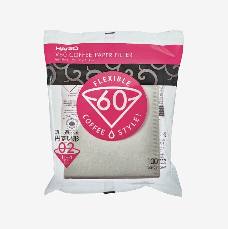 HARIO V60 02 PAPER FILTERS (100 CT.)