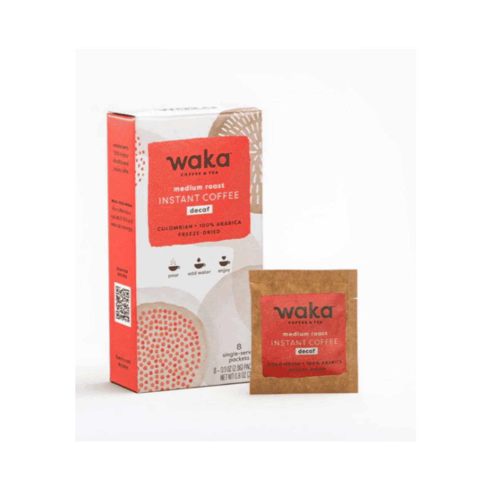 Medium Roast Colombian Decaffeinated Single-Serve - Waka Coffee