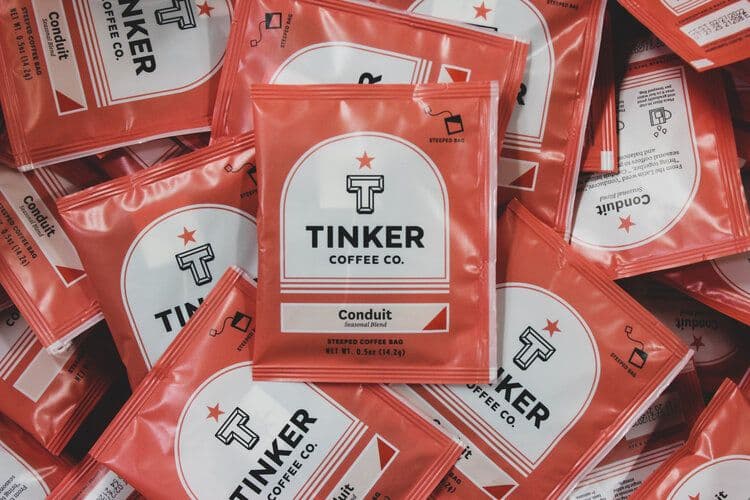 TINKER X STEEPED COFFEE PACKS