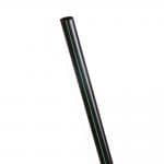 7.75" Renewable & Compostable Black GreenStripe Straw, Unwrapped