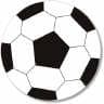 Black on White Soccer Ball