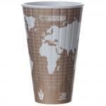 Insulated Renewable & Compostable World Art™ 20 oz. Hot Cup