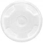 Recycled Content BlueStripe™ Cold Cup FLAT Lid for 12, 16, 20, 24 oz. cups