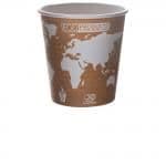 Renewable & Compostable World Art™ 10 oz. Hot Cup