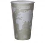 Renewable & Compostable World Art™ 16 oz. Hot Cup