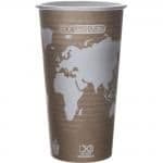 Renewable & Compostable World Art™ 20 oz. Hot Cup
