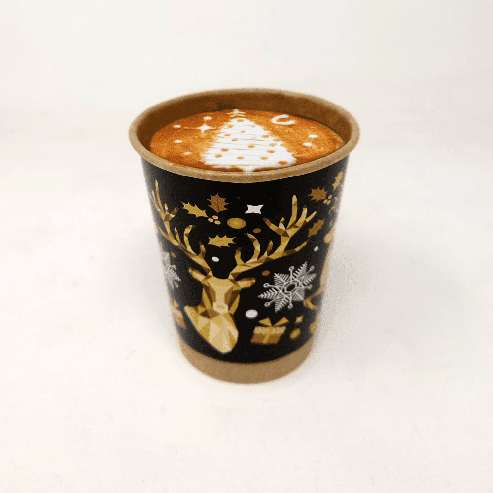8OZ DOUBLE WALL REINDEER CUPS x 1050 2