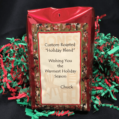 Holiday Blend With Custom Label