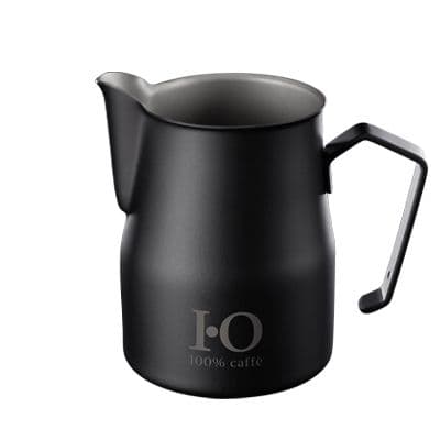 I O milk jug, Motta, 750 ml, matt black stainless steel