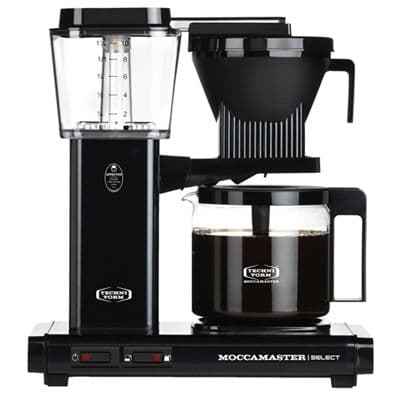 Moccamaster, filter coffee machine 4/10 cups, KBG Select, black