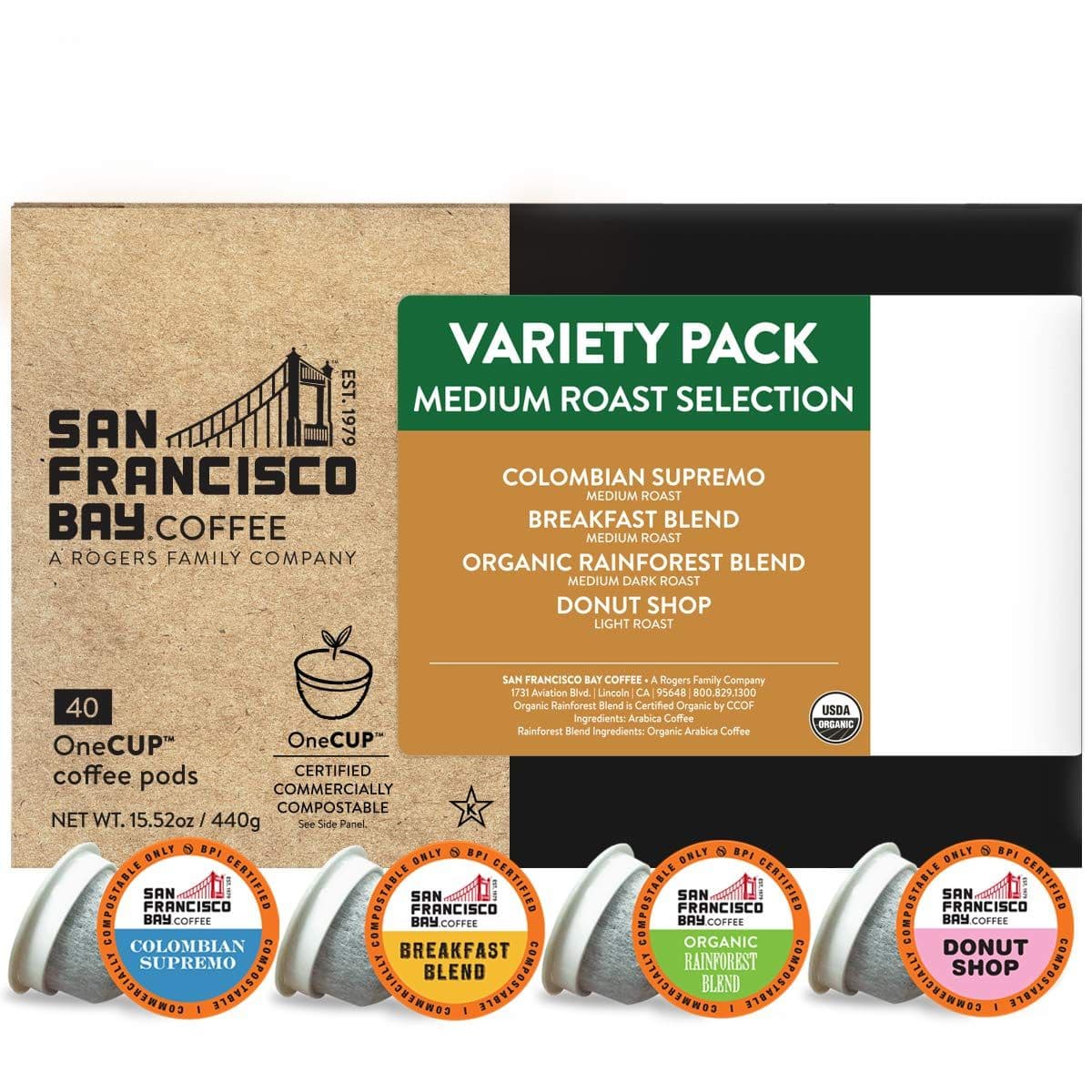 OneCUP Medium Roast Variety Pack