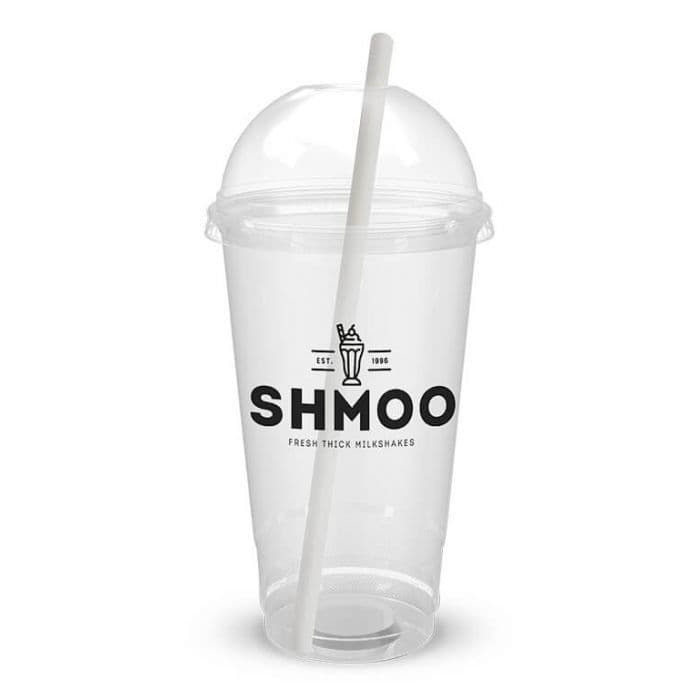SHMOO BRANDED PLASTIC CUPS & LIDS PACK - 12oz x100