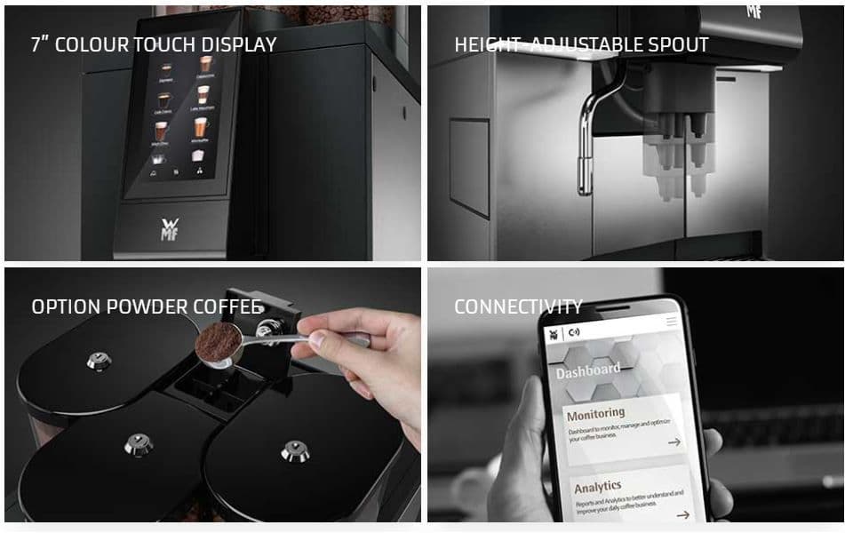 WMF 1300S BEAN TO CUP COFFEE MACHINE 4