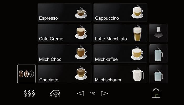 WMF 1500S PLUS BEAN TO CUP COFFEE MACHINE 6