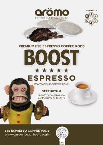 AROMO ESE COFFEE PODS - BOOST X 100 PODS