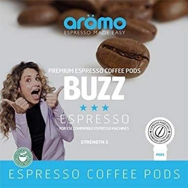 AROMO ESE COFFEE PODS - BUZZ - FRENCH ROAST X 100 PODS