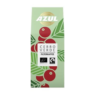 Cerro Verde filter coffee, folding box, organic/fair trade, ground