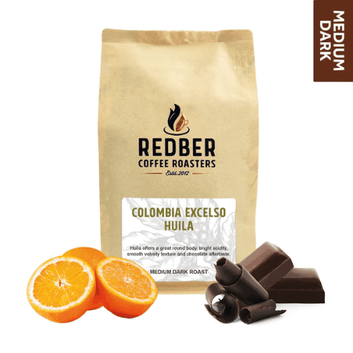 COLOMBIA EXCELSO HUILA - Medium-Dark Roast Coffee