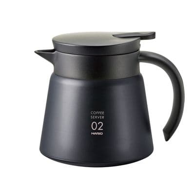 Hario V60 Server, 600 ml, stainless steel matt black