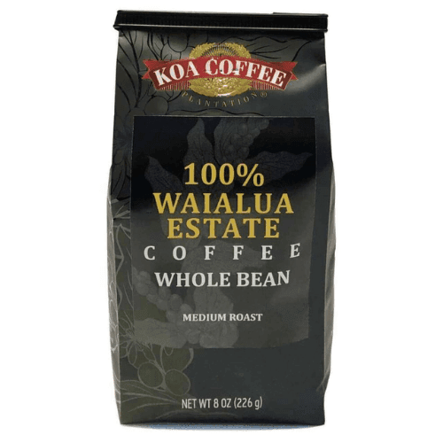 100% WAIALUA ESTATE WHOLE BEAN MEDIUM ROAST COFFEE