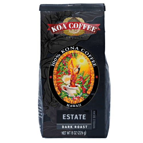 ESTATE DARK ROAST WHOLE BEAN 100% KONA COFFEE