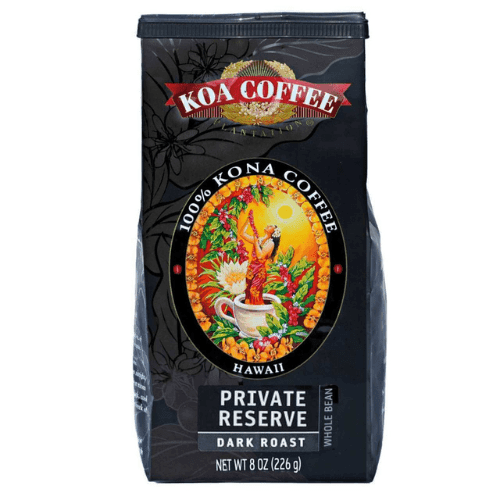 PRIVATE RESERVE DARK ROAST WHOLE BEAN 100% KONA COFFEE