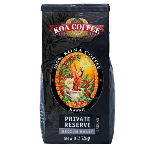 PRIVATE RESERVE MEDIUM ROAST GROUND 100% KONA COFFEE